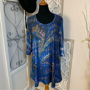 Simply Aster colorful abstract dress